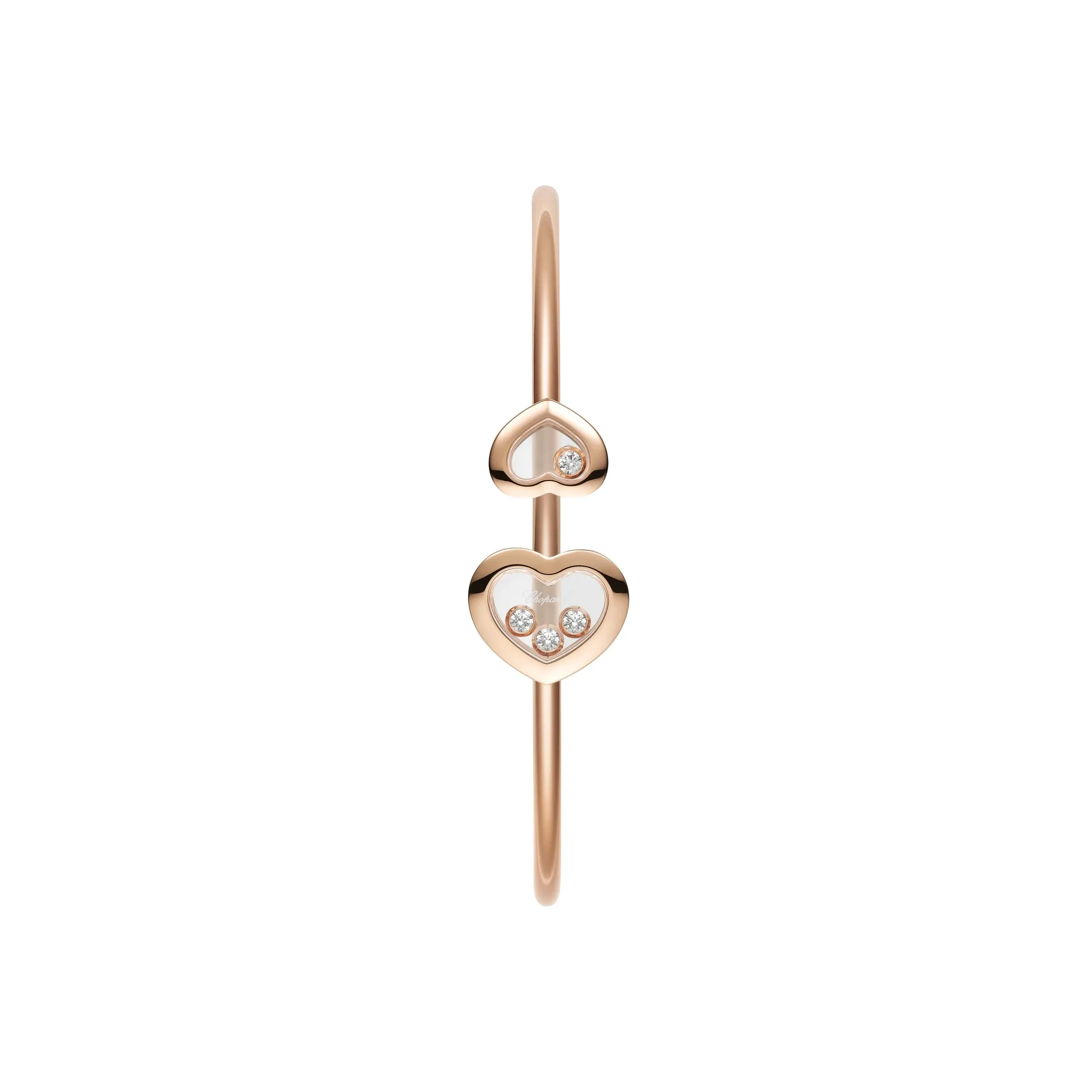 Chopard Happy Diamonds Icons 18ct Rose Gold Heart Bangle sold by Jura Watches product image thumbnail 2