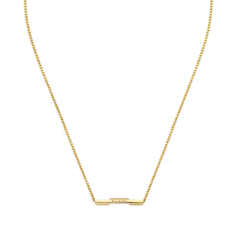 Gucci Link to Love 18ct Yellow Gold Necklace sold by Jura Watches