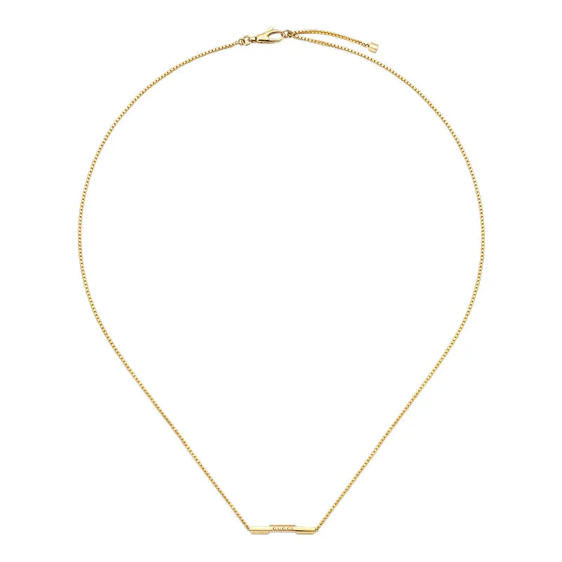 Gucci Link to Love 18ct Yellow Gold Necklace sold by Jura Watches product image thumbnail 2
