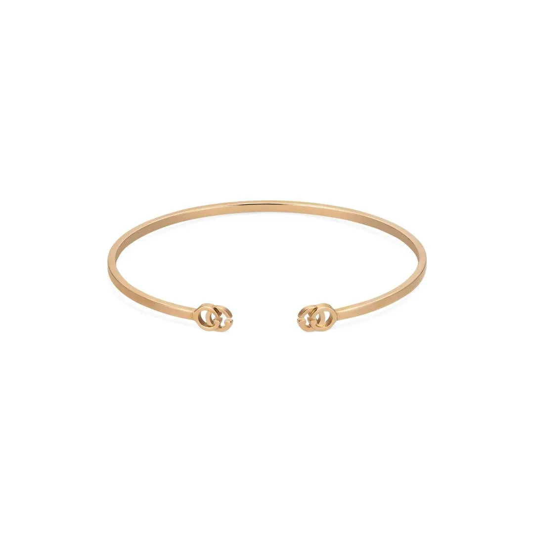 Gucci GG Running 18ct Rose Gold Bangle sold by Jura Watches