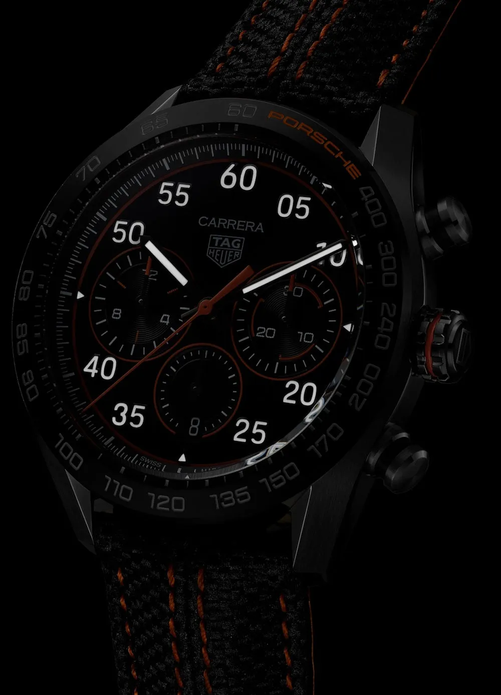 TAG Heuer Carrera Porsche Orange Racing Special Edition Watch sold by Jura Watches product image thumbnail 2