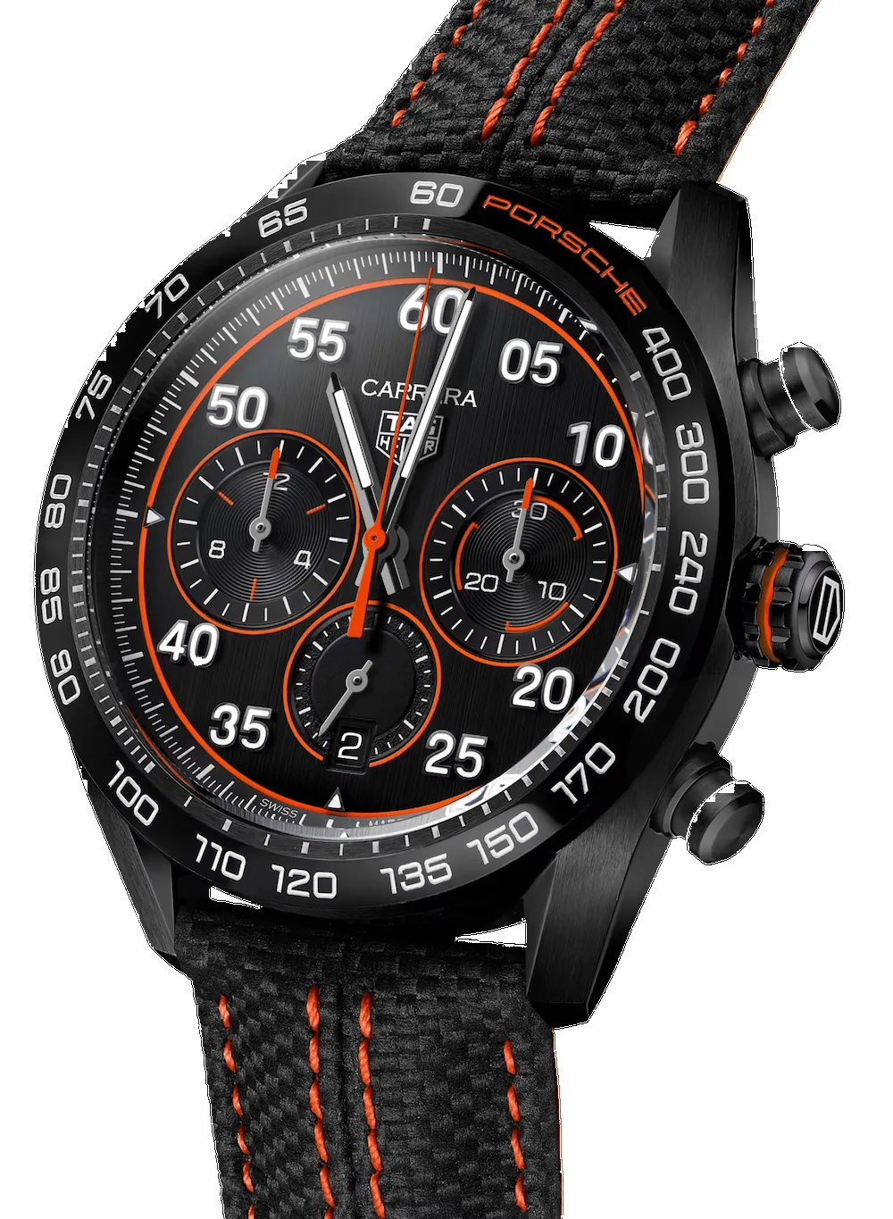 TAG Heuer Carrera Porsche Orange Racing Special Edition Watch sold by Jura Watches product image thumbnail 4