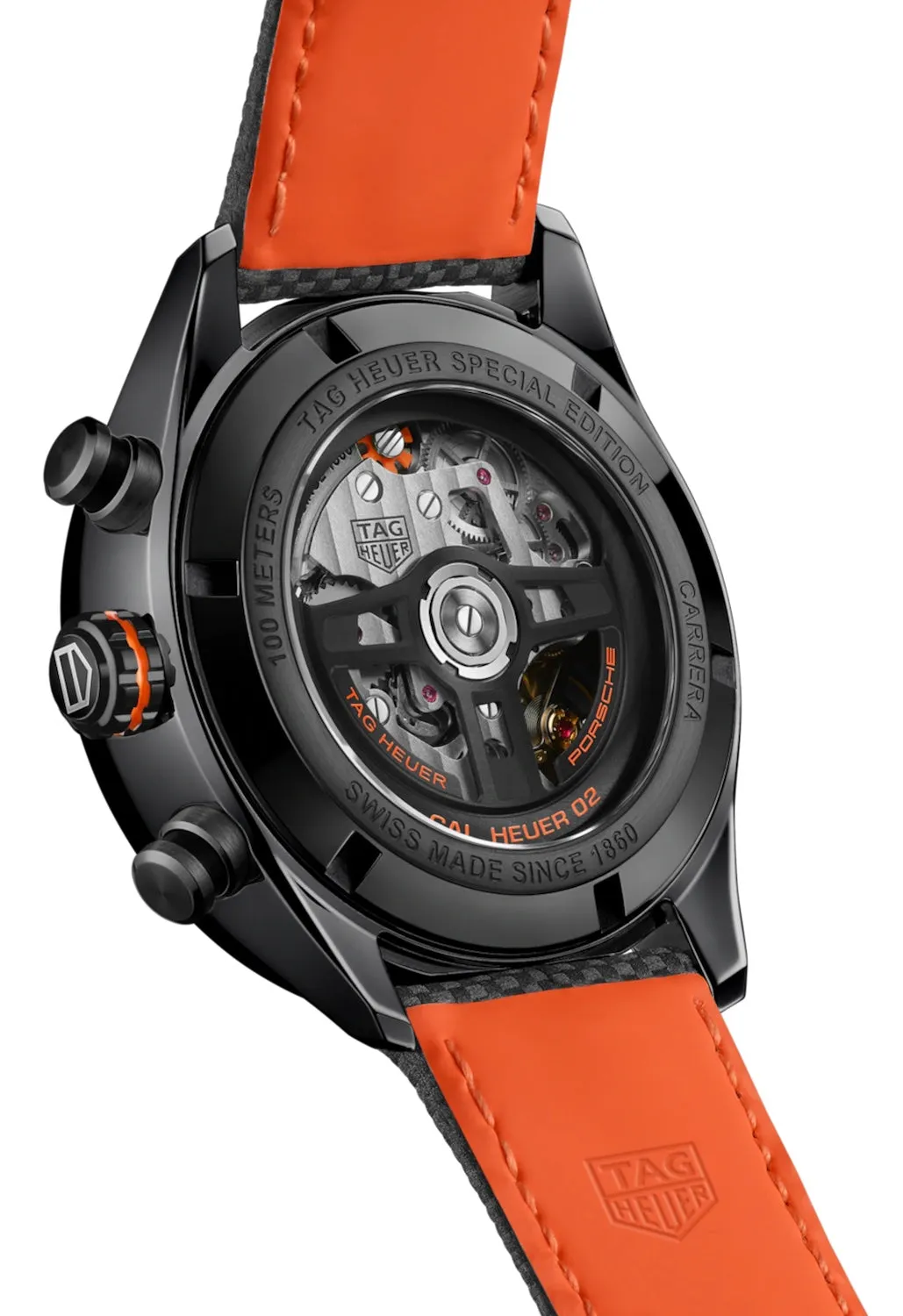 TAG Heuer Carrera Porsche Orange Racing Special Edition Watch sold by Jura Watches product image thumbnail 3