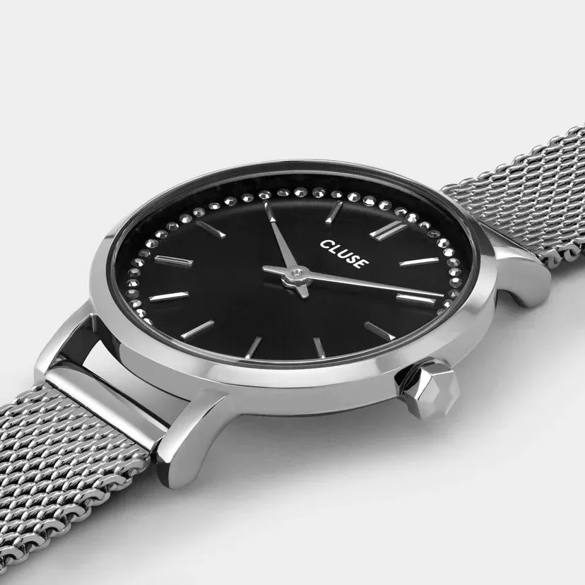 Cluse Boho Chic Petite Crystals Mesh Black sold by Jura Watches product image thumbnail 2