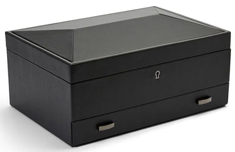 WOLF Watch Box British Racing Black 10pc Storage sold by Jura Watches product image thumbnail 3