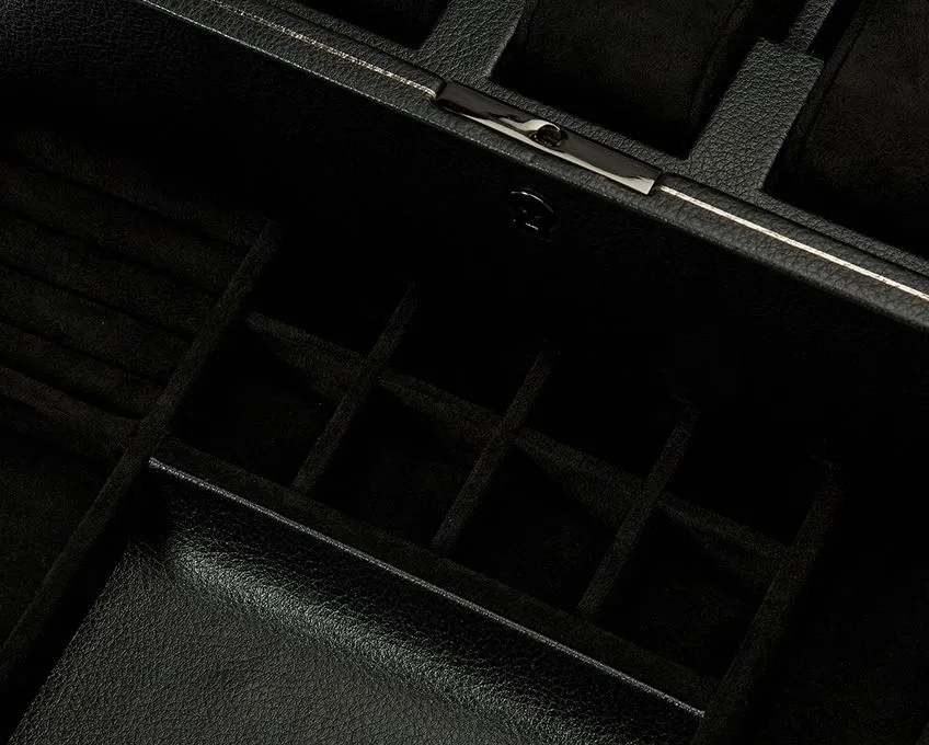 WOLF Watch Box British Racing Black 10pc Storage sold by Jura Watches product image thumbnail 4