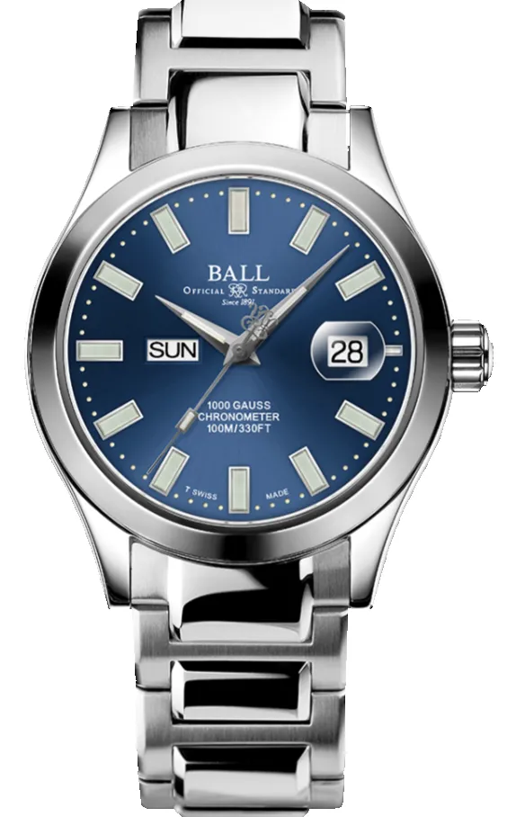 Ball Watch Company Engineer III Marvelight Chronometer Day Date Watch sold by Jura Watches
