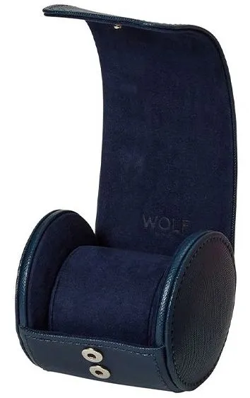 WOLF Watch Roll Black Tutti Frutti Blue D sold by Jura Watches