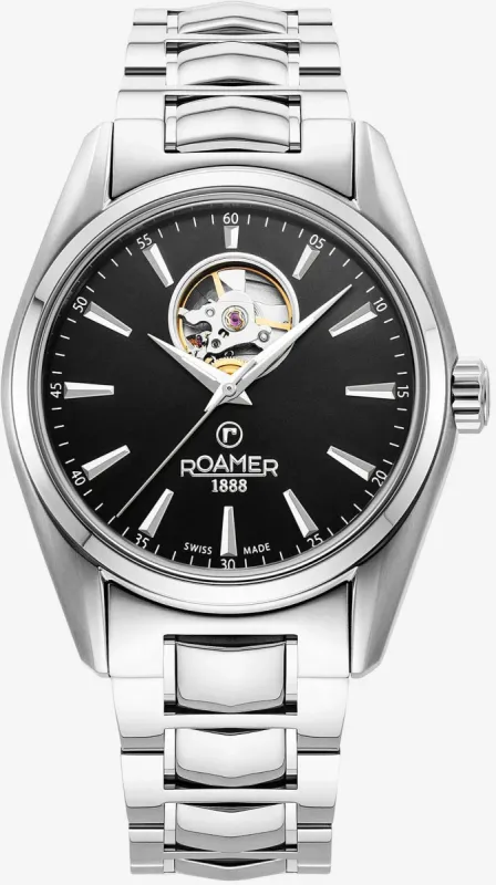 Roamer Searock Master Black Watch sold by Jura Watches