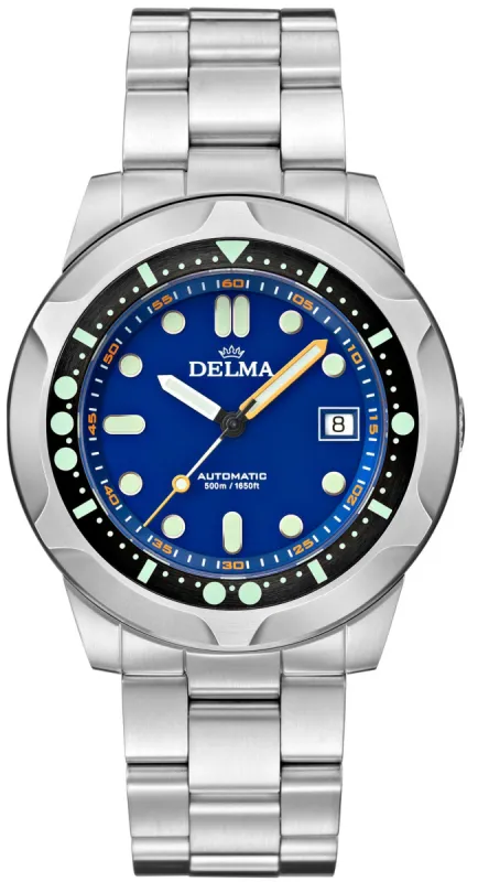 Delma Quattro Blue Limited Edition Watch sold by Jura Watches