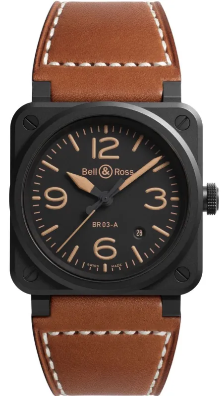 Bell & Ross BR 03 Auto Heritage Ceramic Watch sold by Jura Watches