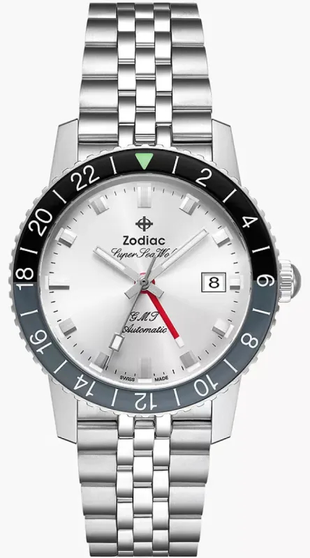 Zodiac Super Sea Wolf GMT Automatic Watch sold by Jura Watches