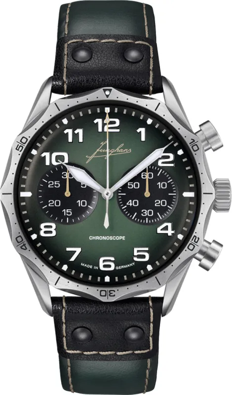 Junghans Pilot Chronoscope Watch sold by Jura Watches