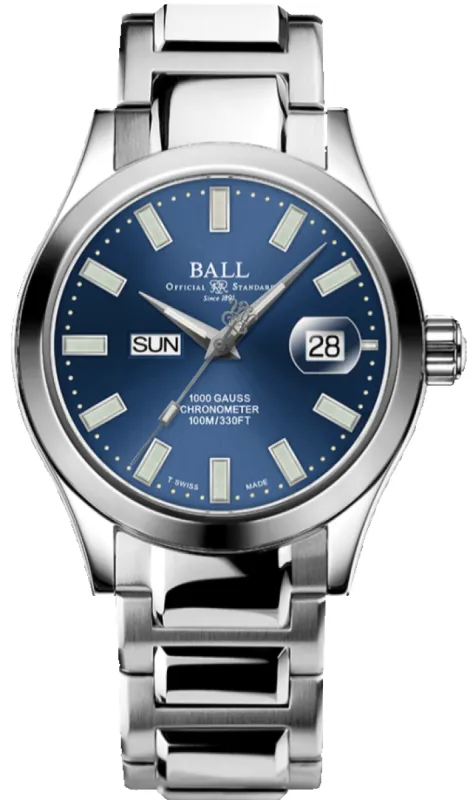 Ball Watch Company Engineer III Marvelight Chronometer Day Date Watch sold by Jura Watches