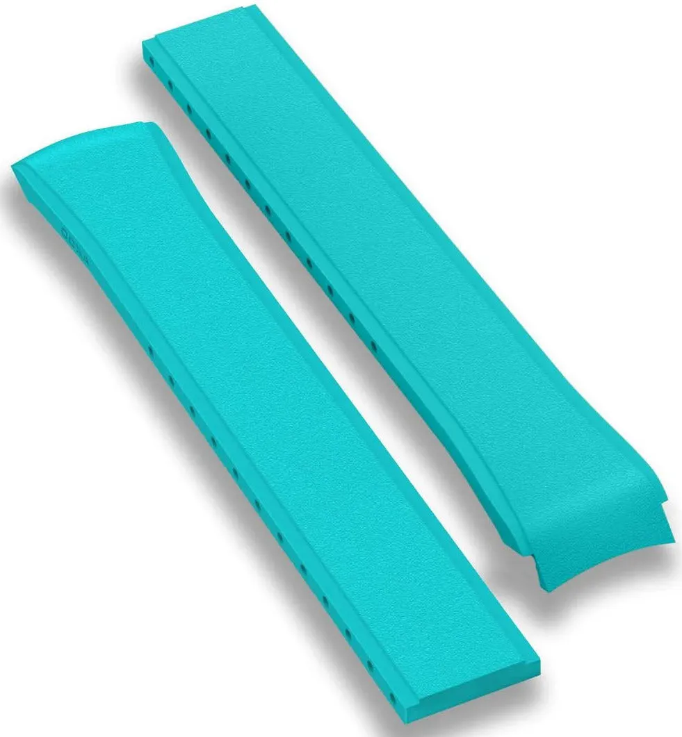 Doxa Strap SUB 1500T Rubber Turquoise sold by Jura Watches
