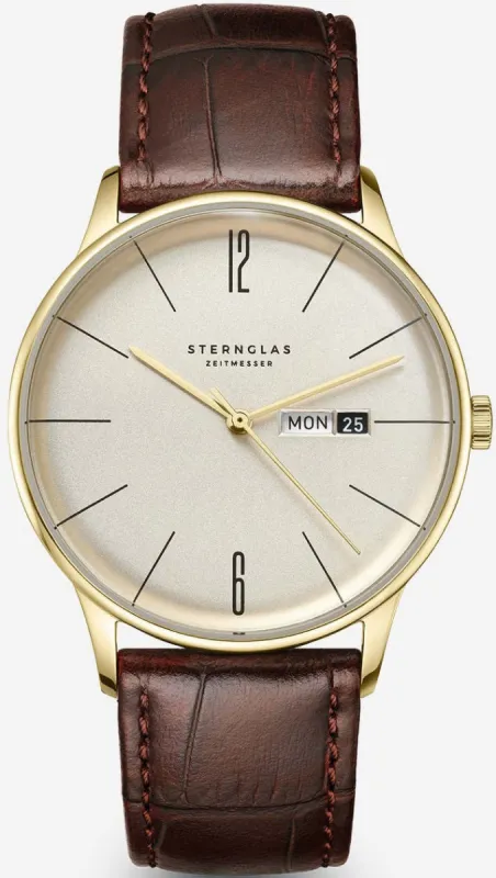 Sternglas Berlin Sepia Gold Watch sold by Jura Watches