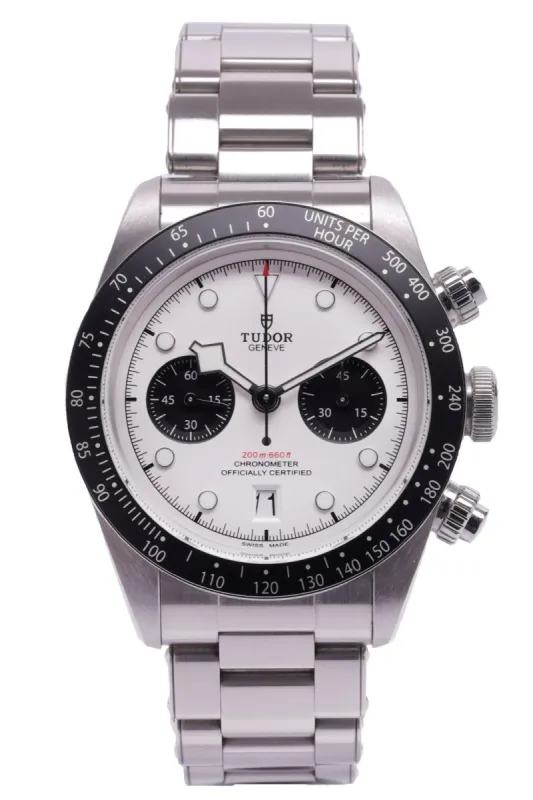 Pre-Owned Tudor Watch Black Bay Chrono sold by Jura Watches