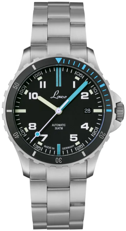 Laco Squad Atlantik 39 Bracelet sold by Jura Watches