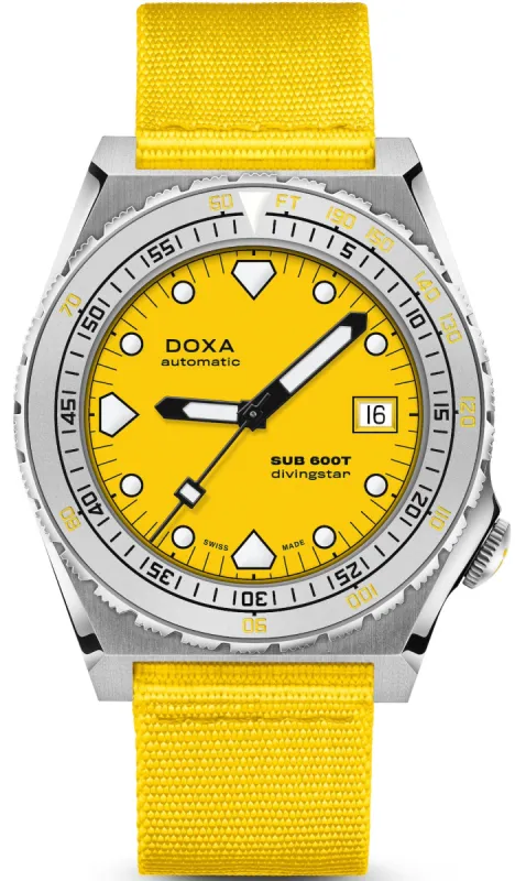 Doxa SUB 600T Divingstar Nato Watch sold by Jura Watches
