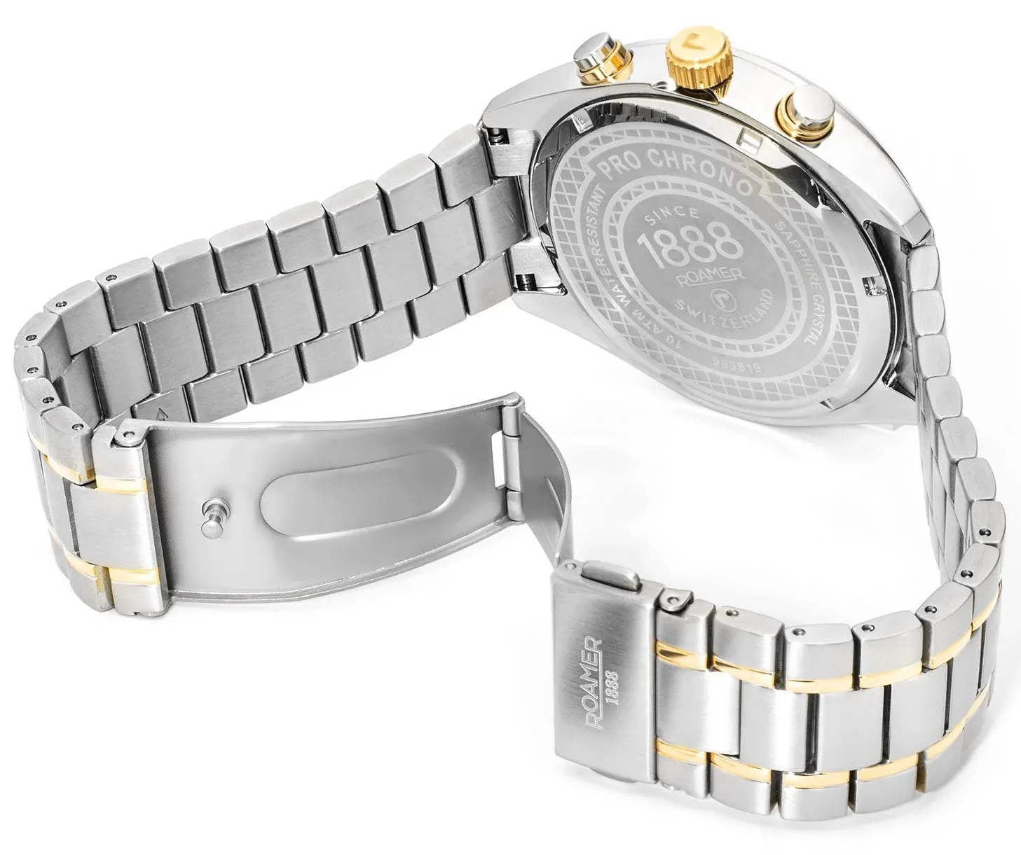 Roamer Pro Chrono Green Watch sold by Jura Watches product image thumbnail 4