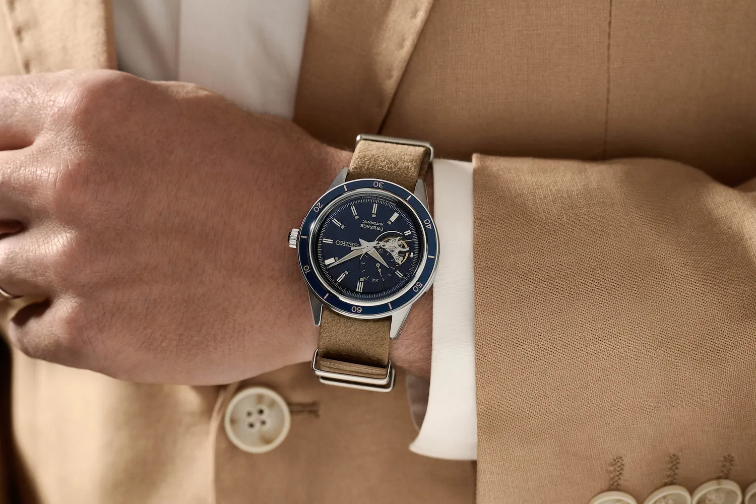 Seiko Presage 60s Style Denim sold by Jura Watches product image thumbnail 4