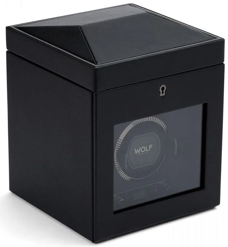 WOLF Watch Winder British Racing Black Single Storage sold by Jura Watches product image thumbnail 2