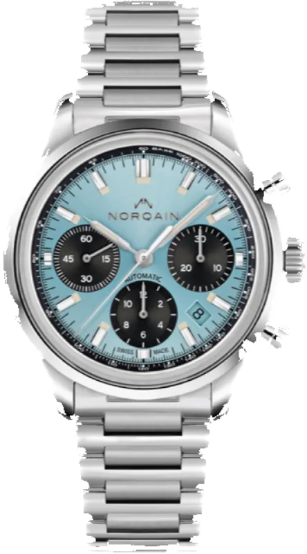 Norqain Freedom 60 Chrono Ice Blue Limited Edition made by Jura Watches