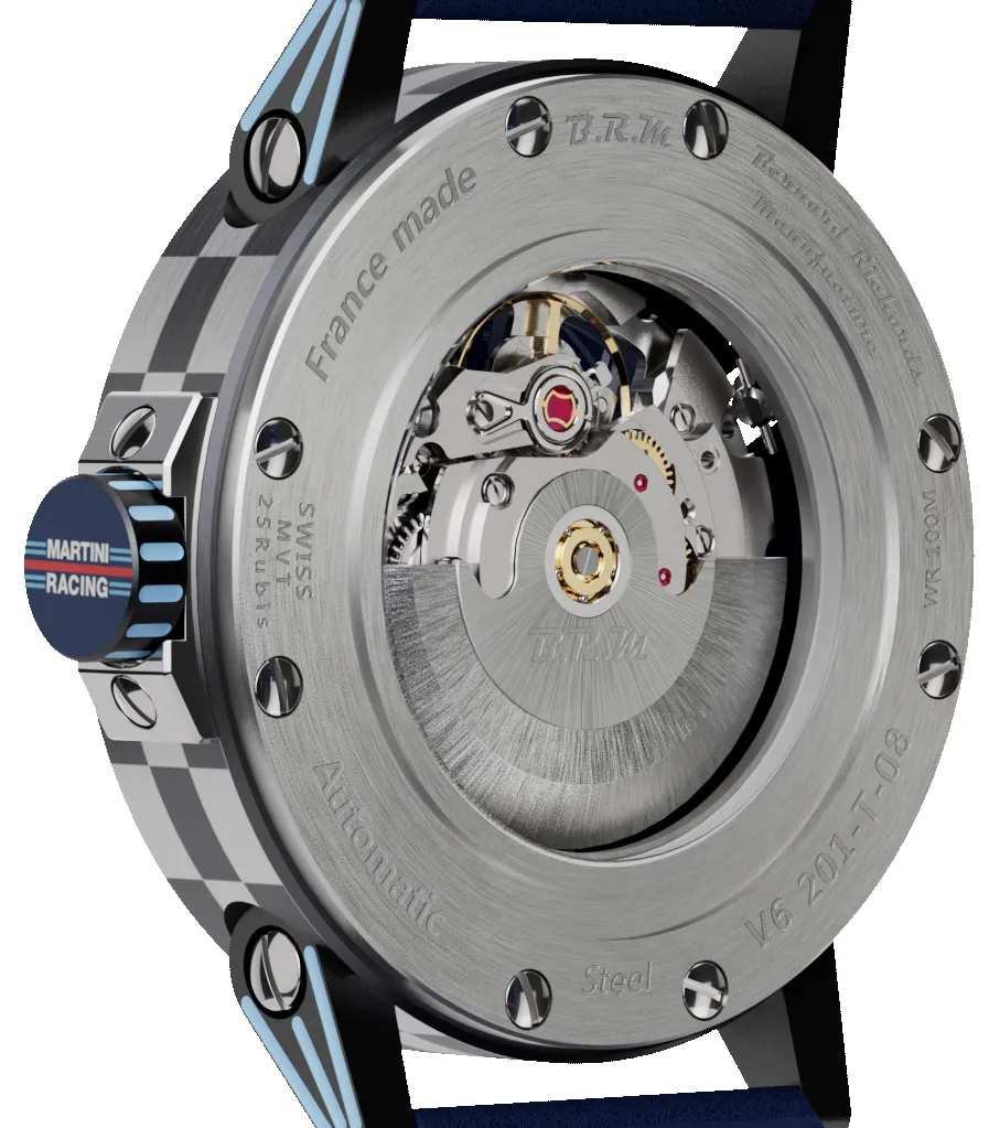 B.R.M. Watches V6-44 Martini Racing Limited Edition Watch sold by Jura Watches product image thumbnail 2