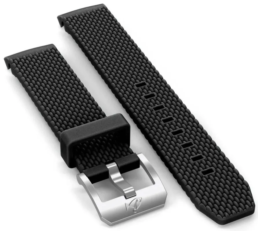 Doxa Strap SUB 200 Rubber Black With Buckle sold by Jura Watches