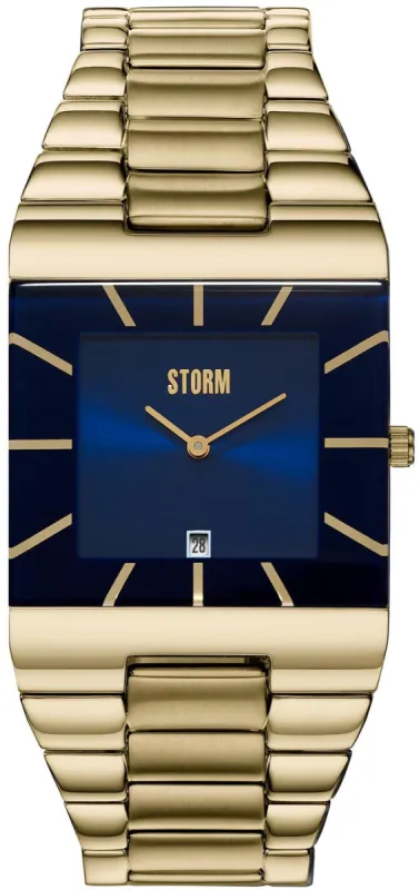 Storm Omari XL Gold Blue Watch sold by Jura Watches