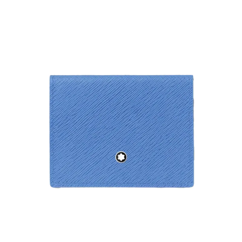 Montblanc Sartorial Trio Card Holder 4cc Dusty Blue D sold by Jura Watches