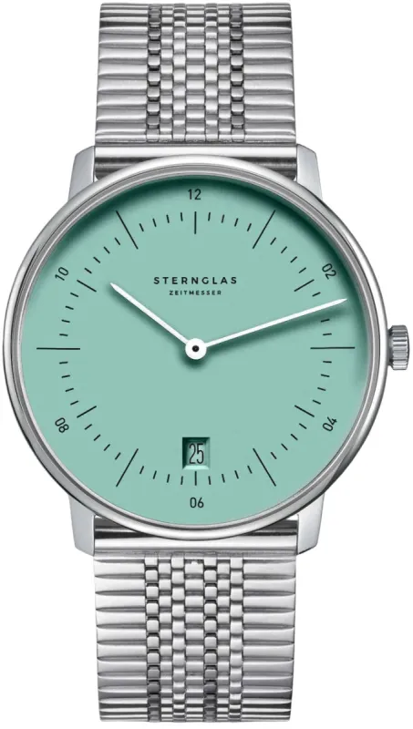 Sternglas Naos Turquoise Superslim Watch sold by Jura Watches