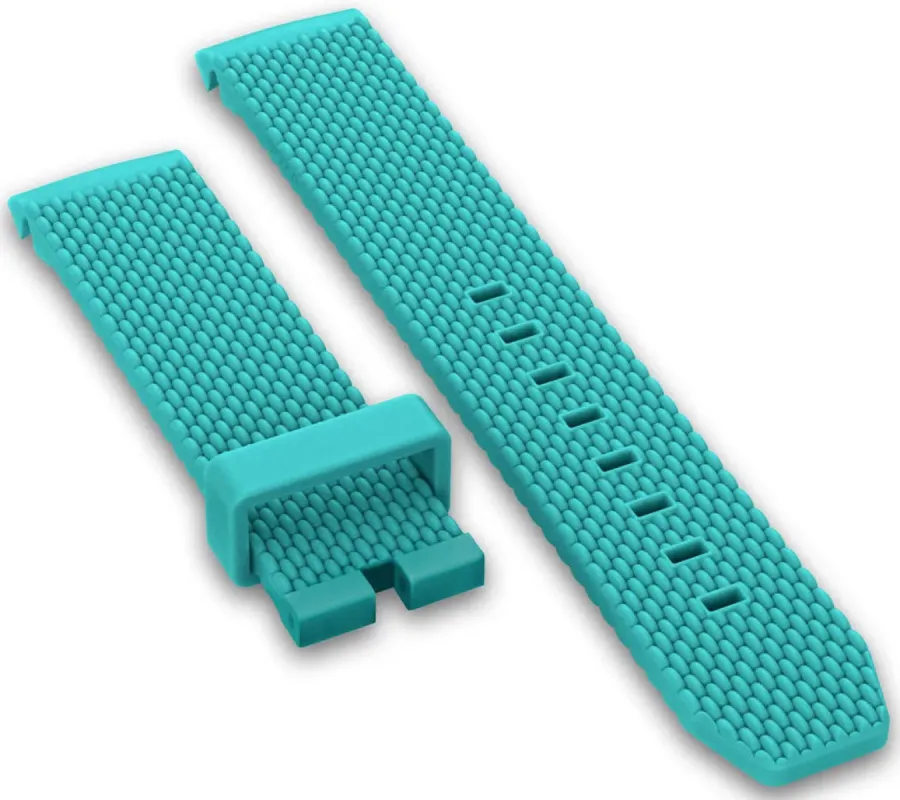 Doxa Strap SUB 200 C-GRAPH Rubber Turquoise sold by Jura Watches