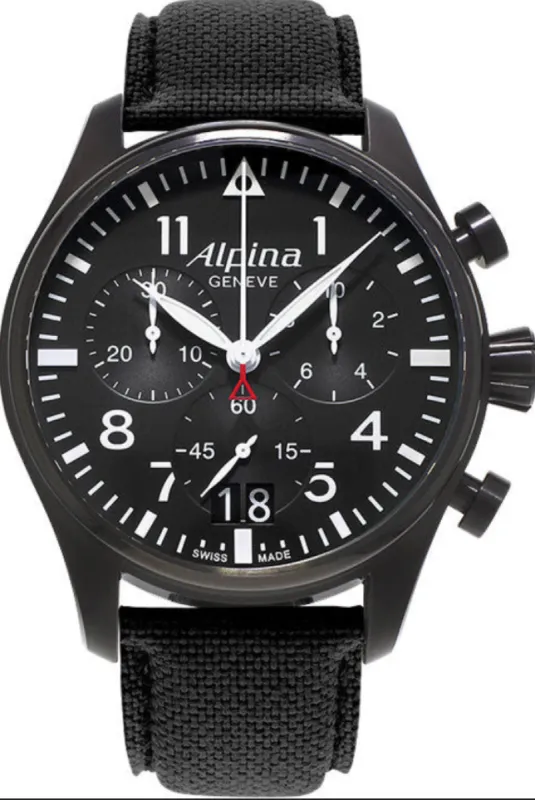 Alpina Startimer Pilot D made by Jura Watches