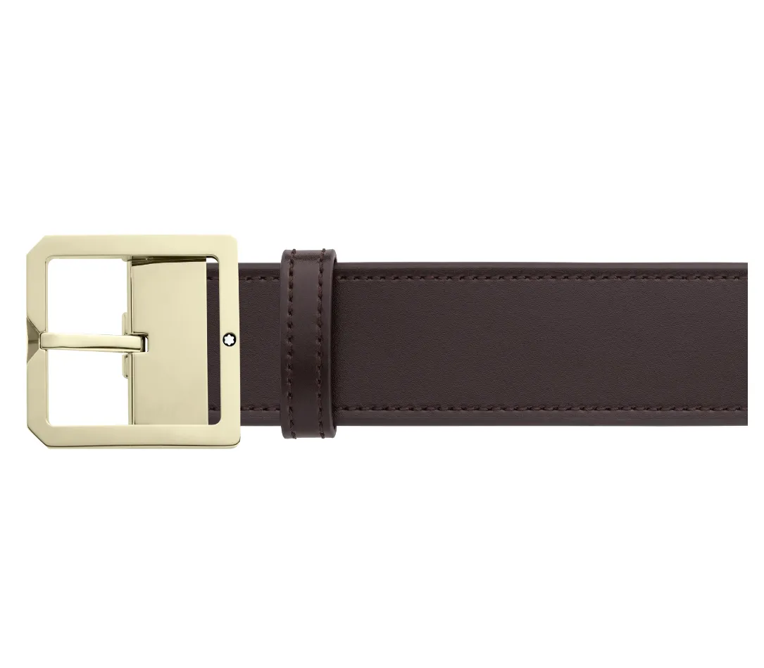 Montblanc Reversible 40mm Leather Belt Brown Grey D sold by Jura Watches product image thumbnail 2
