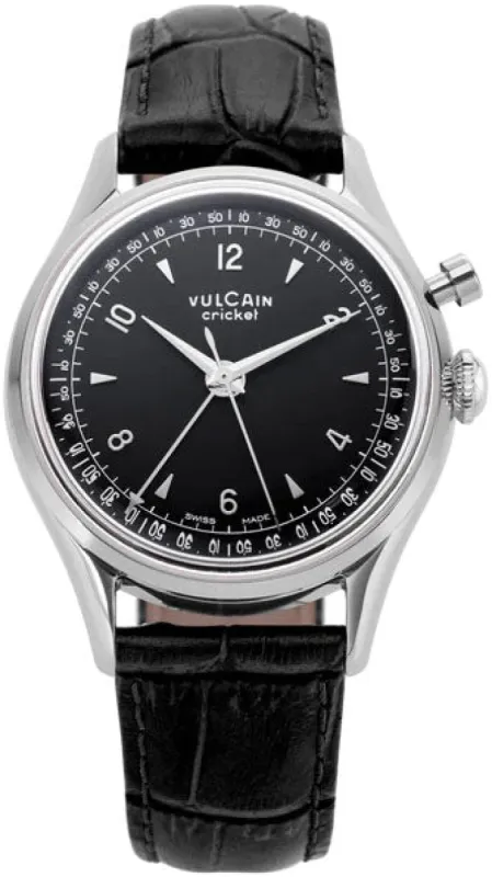 Vulcain Cricket Tradition 36mm Black Watch sold by Jura Watches