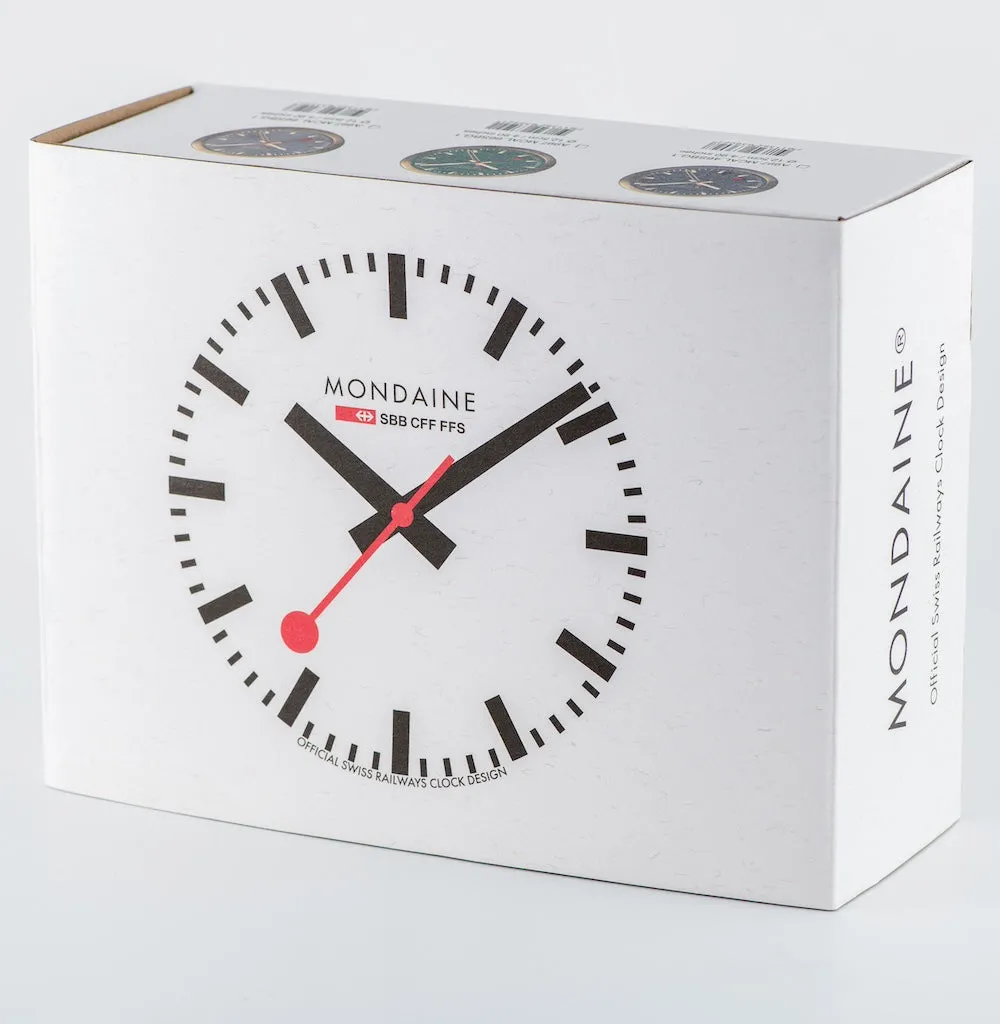 Mondaine Clock Alarm Forest Green sold by Jura Watches product image thumbnail 4