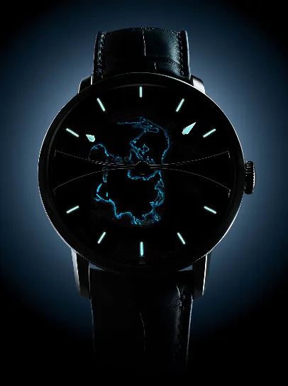 Arnold & Son Globetrotter Platinum Limited Edition Watch sold by Jura Watches product image thumbnail 4