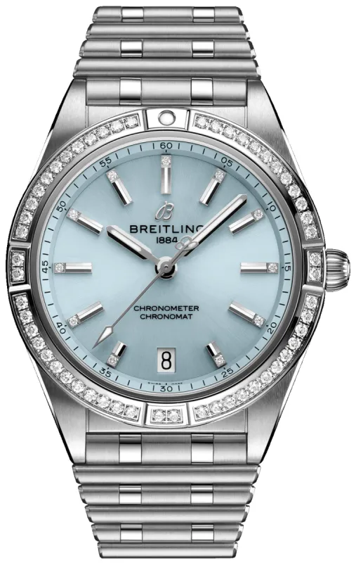 Breitling Chronomat Automatic 36 Ice Blue Watch made by Breitling
