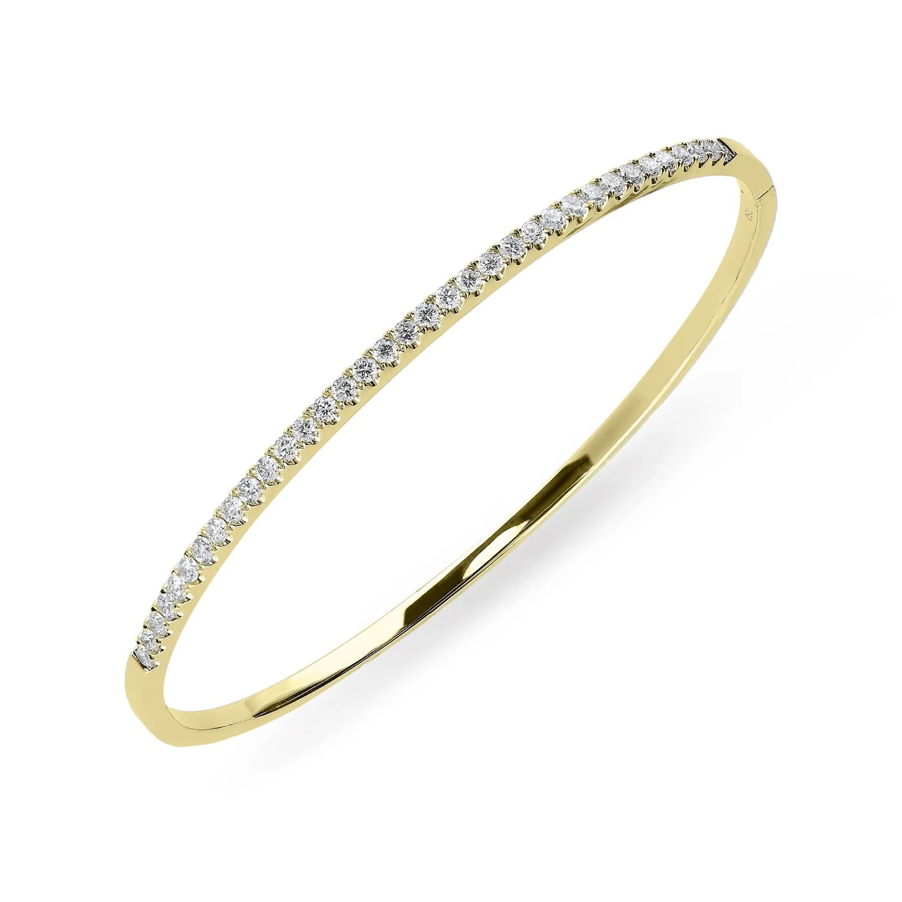 18ct Yellow Gold 0.92ct Diamond Bangle sold by Jura Watches