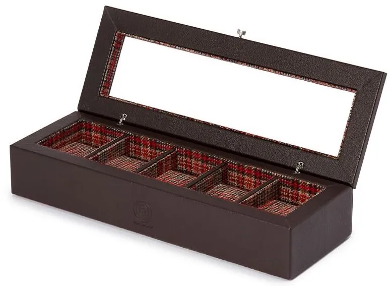 WOLF Watch Box WM Brown X WOLF Collaboration sold by Jura Watches
