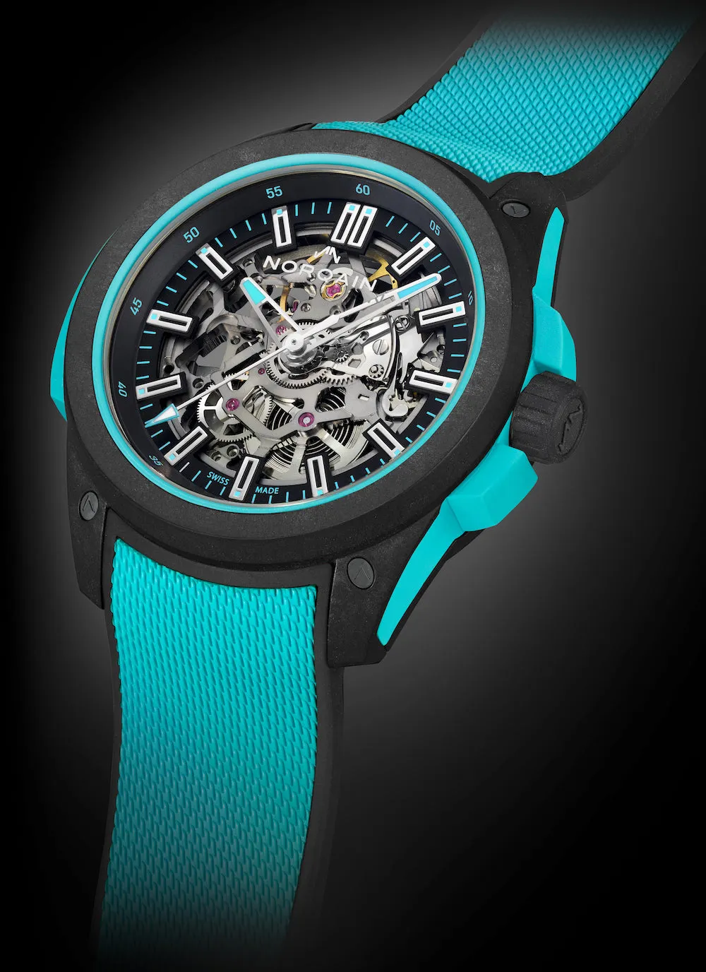 Norqain Wild One Skeleton Turquoise Watch sold by Jura Watches product image thumbnail 3