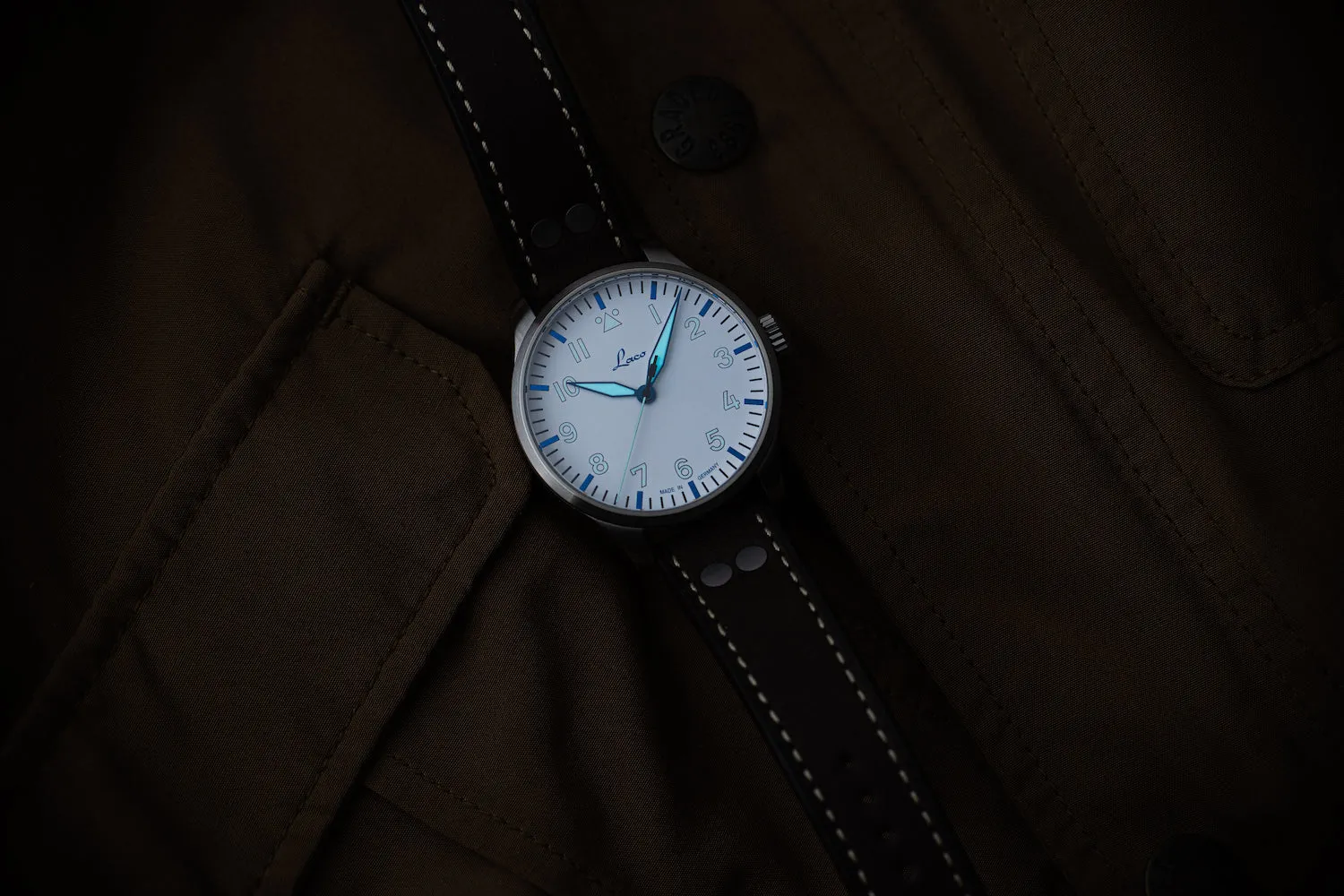 Laco Watch Augsburg Polar 42 Limited Edition sold by Jura Watches product image thumbnail 3