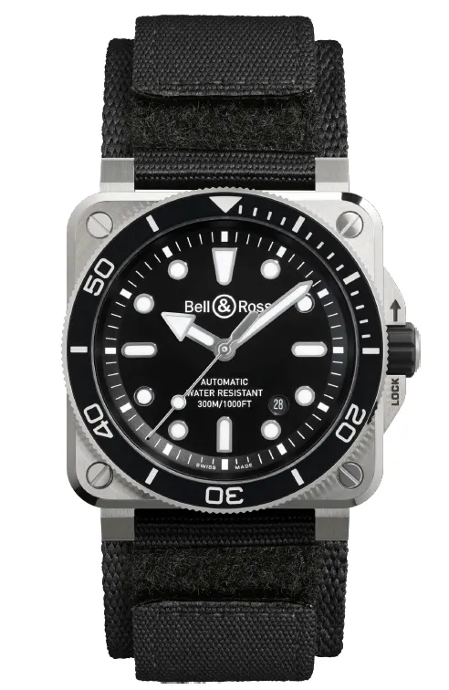 Bell & Ross BR 03 Diver Black Steel Watch sold by Jura Watches product image thumbnail 2