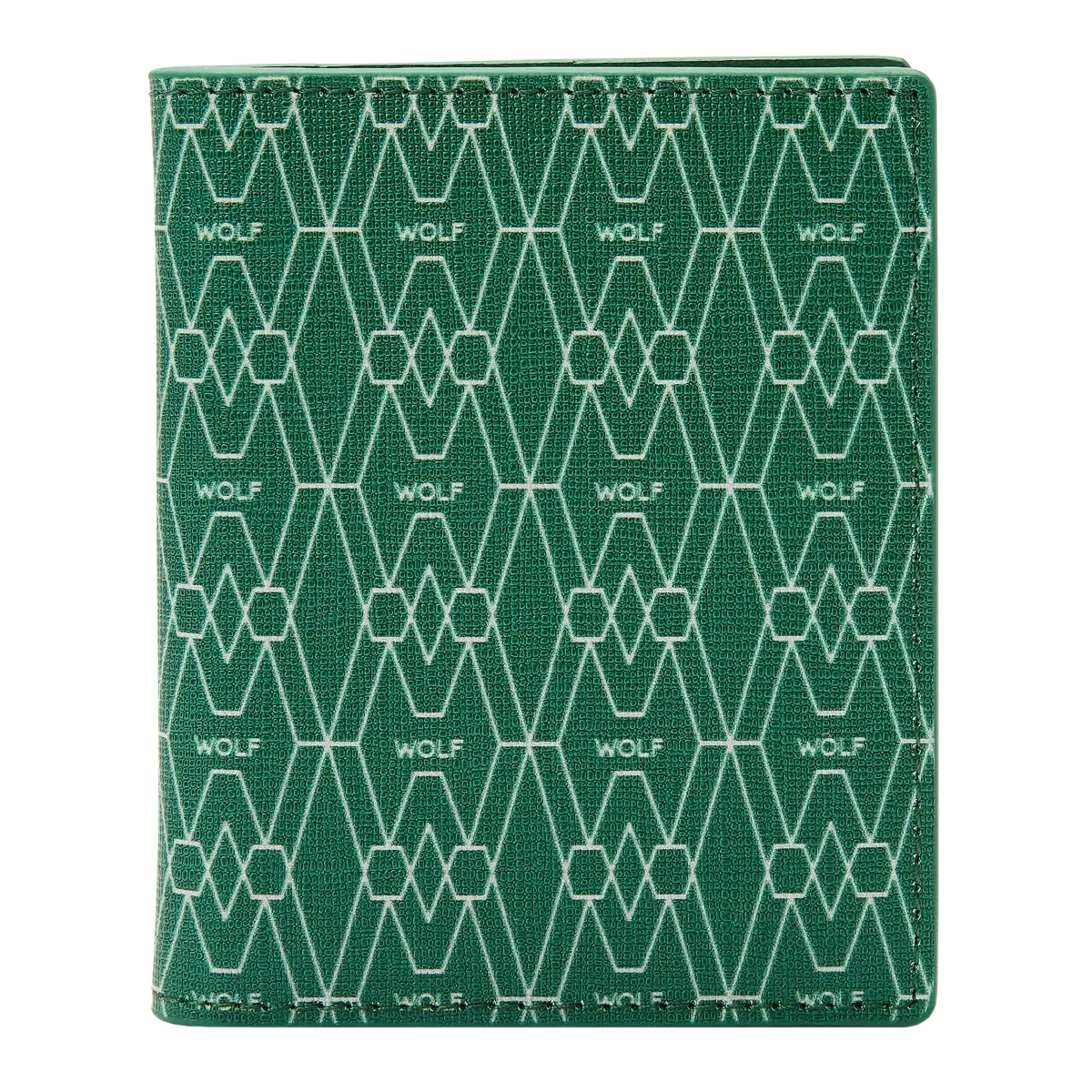 Wolf Signature Vegan Collection Green Range ID Card Case sold by Jura Watches