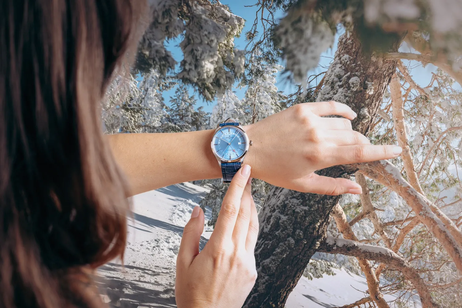 Perrelet Weekend GMT Ice Blue Watch sold by Jura Watches product image thumbnail 5