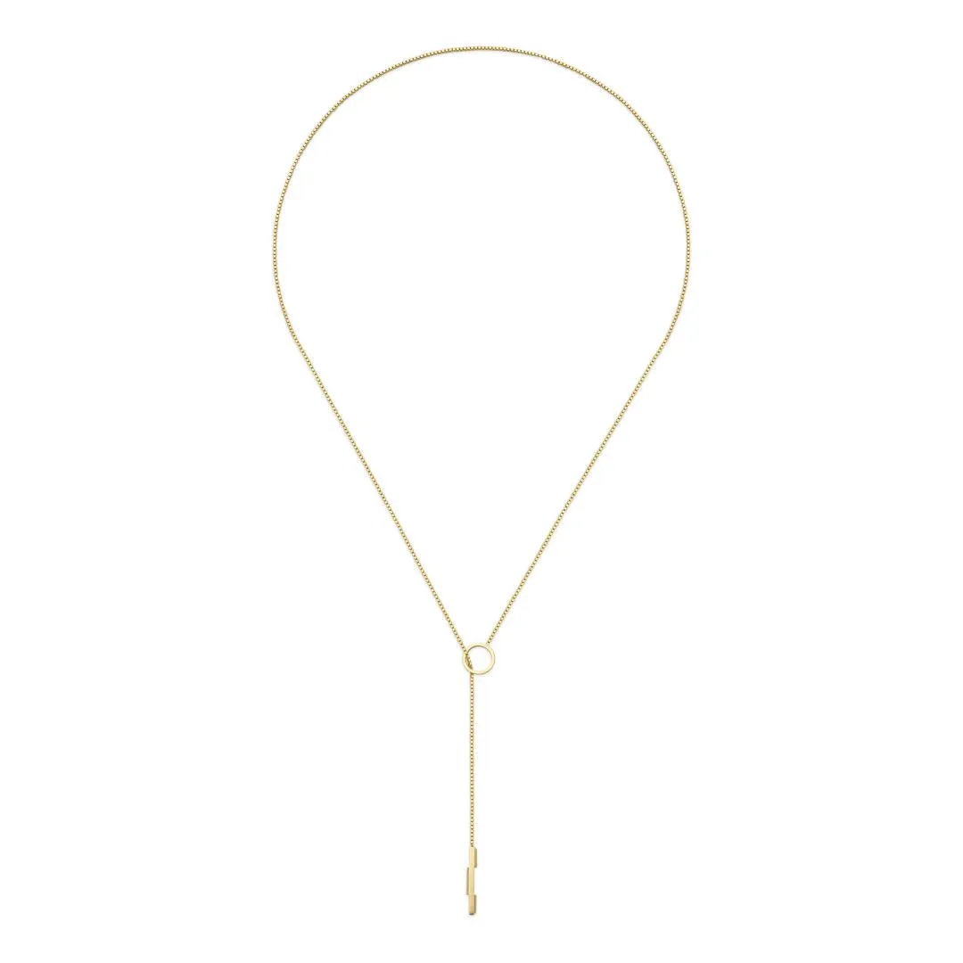 Gucci Link to Love 18ct Yellow Gold Lariat Necklace sold by Jura Watches product image thumbnail 2