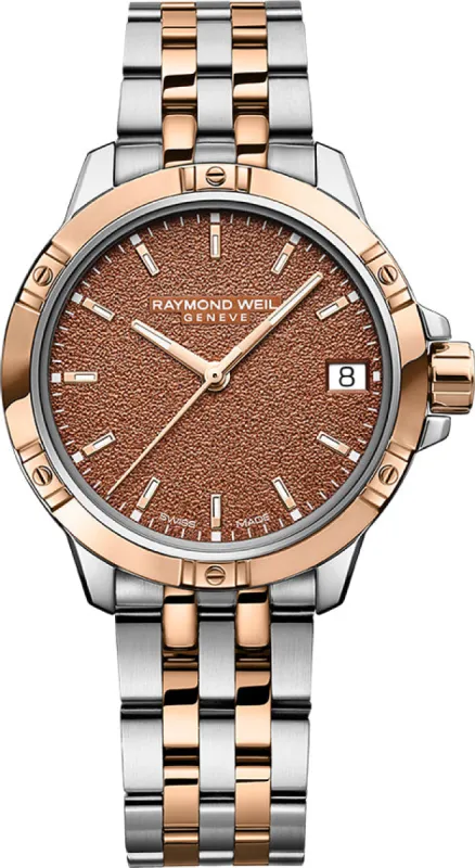 Raymond Weil Tango Two Tone Terra Cotta Frost Watch sold by Jura Watches