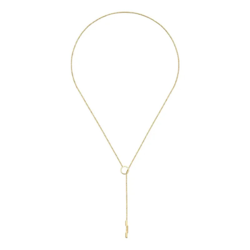 Gucci Link to Love 18ct Yellow Gold Lariat Necklace sold by Jura Watches