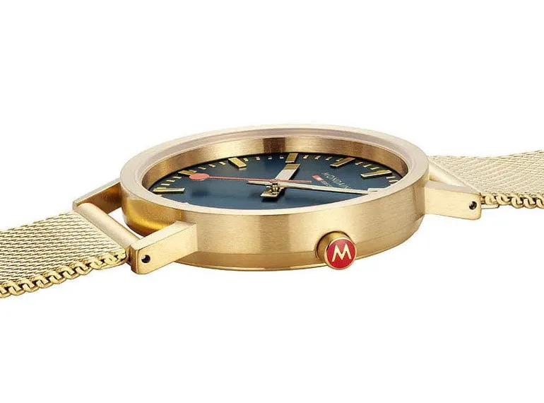 Mondaine Classic Deep Ocean Blue Watch sold by Jura Watches product image thumbnail 3